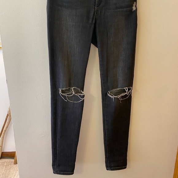 Garage Size 5 Super High Jegging Faded Black Skinny - Picture 9 of 13